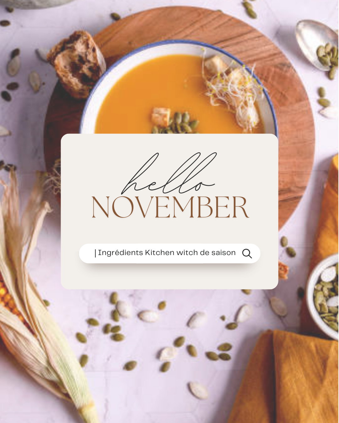 Cuisiner avec des ingrédients de saison - novembre